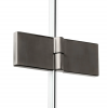 NEW TRENDY Kabina prysznicowa 100x70 New Soleo Gunmetal Brushed, Drzwi składane, podwójne K-2253